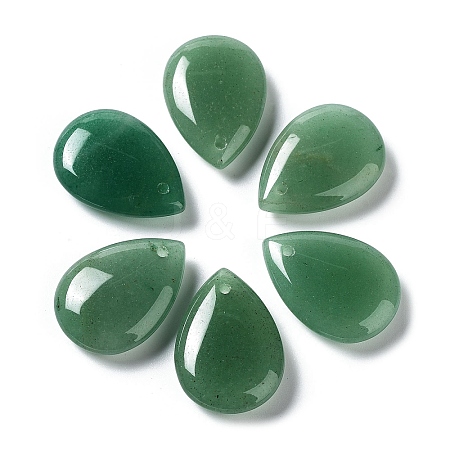 Natural Green Aventurine Pendants G-B013-06I-01-1