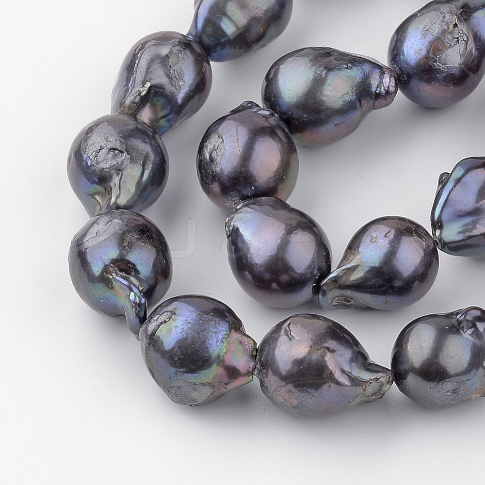 Wholesale Natural Baroque Pearl Keshi Pearl Beads Strands