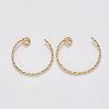 Brass Earring Hooks KK-T049-026G-NF-1