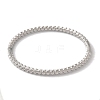 Texture Ion Plating(IP) 304 Stainless Steel Bangles for Women BJEW-K252-03P-2