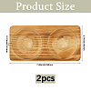 Beech Wooden Jewelry Bracelet Finger Ring Diplay Holder Tray ODIS-WH0010-02J-02-2