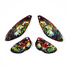 Epoxy Resin Butterfly Wing Pendants FIND-N005-65A-2