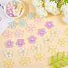 40pcs Sakura Series Opaque Resin Cabochons CRES-SP0001-17-3