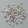 Brass Grade A Rhinestone Spacer Beads RSB034NF-1