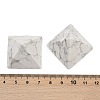 Natural Howlite Orgonite Pyramid Display Decorations G-C186-07F-2