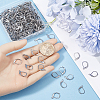 304 Stainless Steel Leverback Earring Findings STAS-SP0001-01B-3