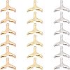 18Pcs 3 Colors Brass Charms KK-FH0002-40-1