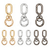 9Pcs 3 Colors Alloy Swivel Clasps HJEW-ME00045-1