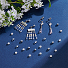 32Pcs Brass Ear Nuts KK-ME0003-62P-4