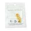10Pcs Round Brass Magnetic Clasps with Loops KK-FS0001-34G-6