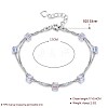 925 Sterling Silver Multi-strand Bracelets BJEW-BB30877-7