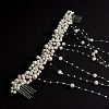 Wedding Bridal Plastic Pearl Hair Combs PW-WGCEB43-01-4