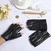 PU Leather Shalf-finger Gloves AJEW-CL0003-32-3