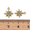 304 Stainless Steel Rhinestone Charms STAS-L022-304G-04-3