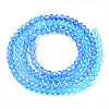 Transparent Gradient Color Glass Beads Strand GLAA-TAC0022-05C-3