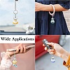 10 Colors Glass Seed Beaded Angel Pendants PALLOY-CJ00089-7