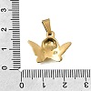 304 Stainless Steel Pendants STAS-G400-03G-01-3