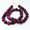 Natural Rose Tiger Eye Beads Strands X-G-G099-6mm-3-2