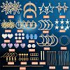 SUNNYCLUE DIY Star Sun Earring Making Kits DIY-SC0020-27-2