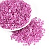 Transparent Inside Colours Glass Seed Beads SEED-T007-13D-3