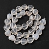 Natural White Agate Beads Strands G-I372-A01-01-5