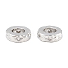 Brass Micro Pave Clear Cubic Zirconia Beads KK-CBA78C7-25P-1