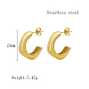 Stainless Steel Stud Earrings for Women QX9021-14-1