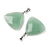 Natural Green Aventurine Pendants G-L614-D04-P03-2