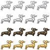 SUNNYCLUE 80Pcs 4 Colors Tibetan Style Alloy Pendants FIND-SC0007-37-1