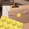 34 Sheets Self Adhesive Gold Foil Embossed Stickers DIY-WH0509-052-6