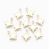 Brass Charms X-KK-T029-17G-1