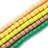 Polymer Clay Bead Strands CLAY-T001-C-2