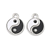 Alloy Rhinestone Pendants X-PALLOY-P319-03P-1