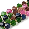 Natural Quartz Dyed Beads Strands G-U023-A02-11-2