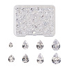 Yilisi 315Pcs 8 Style Teardrop-Shaped Cubic Zirconia Cabochons ZIRC-YS0001-02-1