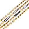 Glass Beaded Adjustable Waist Chains for Women AJEW-TA0005-78D-2