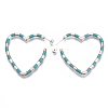 (Jewelry Parties Factory Sale)Brass Stud Earrings EJEW-S209-17B-03P-1