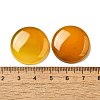 Natural Yellow Agate Cabochons G-E492-I-01-3