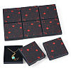 10Pcs Hot Stamping Planet Cardboard Jewelry Packaging Boxes CON-TA0001-44C-1