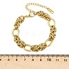 304 Stainless Steel Link Chains Bracelets for Wonen BJEW-L717-03G-3