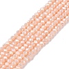 Electroplate Glass Beads Strands LS-EGLA-A044-P1mm-B05-1