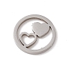 Valentine's Day 304 Stainless Steel Linking Rings STAS-G297-07P-2