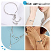 48Pcs 4 Styles Stainless Steel Beads STAS-ME0002-44-5