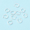 925 Sterling Silver Hoop Earrings STER-P047-13A-S-1