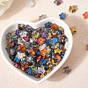 216Pcs 18 Colors Electroplate Glass Beads RABO-PA0001-01-6