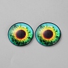 Mixed Animal Eye Pattern Glass Cabochons AJEW-WH0070-08B-1