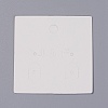 Cardboard Jewelry Display Cards CDIS-WH0010-02-A-2