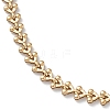 Ion Plating(IP) 304 Stainless Steel Cobs Chain Necklace for Men Women STAS-B039-11G-2
