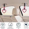 2Pcs ABS Plastic Heart Rear Bumper Warning Handle Ring HJEW-SP0001-49C-5