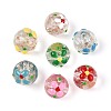 Luminous Handmade Gold Sand Lampwork Beads LAMP-N035-04-1